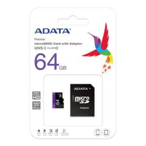 MEMORIJSKA SD KARTICA ADATA 64GB BLISTER UHS-I + 1 AD PREMIRER 80MB/s
