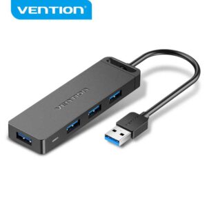 HUB USB MUŠKI NA 4* USB 3.0 I MIKRO VENTION 1 m CHLBF CRNI