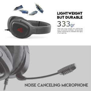 SLUŠALICE ŽIČNE GAMING FANTECH 3.5 mm + USB + MIKROFON VIBE MH85 - Slika 2