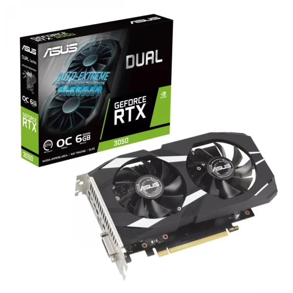 Grafička kartica ASUS DUAL-RTX 3050 6GB GDDR6, NVIDIA GeForce, RTX3050
