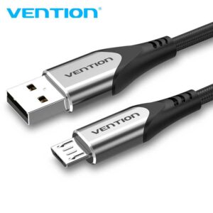USB KABEL MIKRO NA USB 3A VENTION 1 m COAHF ALU CRNI