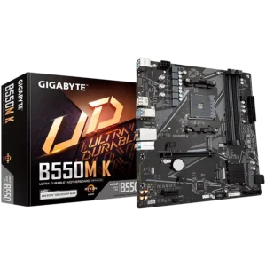 Matična ploča GIGABYTE B550M K 4 x DDR4 PCIe 3.0 2 x M.2 4 x SATA 1 x DisplayPort 1 x HDMI