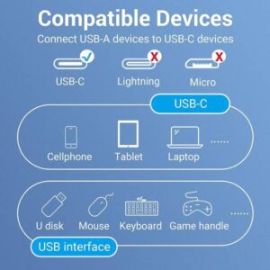 ADAPTER USB 3.1 NA TIP C OTG VENTION 0.15 m CCVBB CRNI - Slika 5